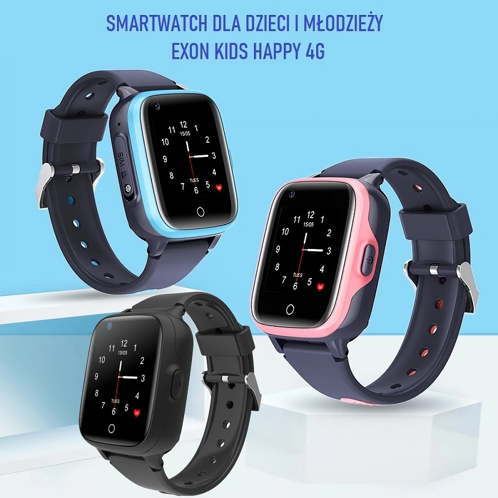 Smartwatch dla dzieci Exon Kids Happy 4G