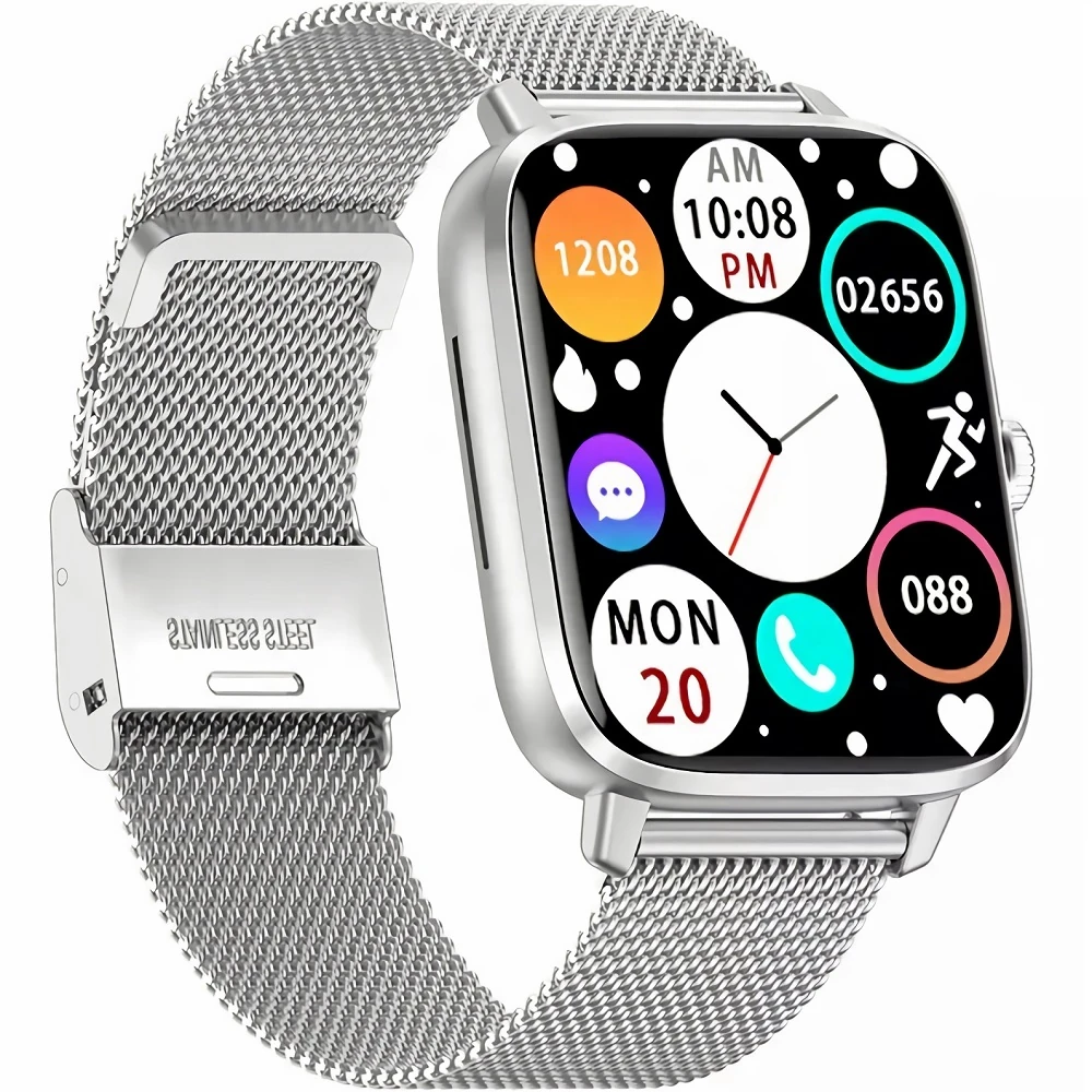 Smartwatch Exon Watch Nova Srebrny Bransoleta