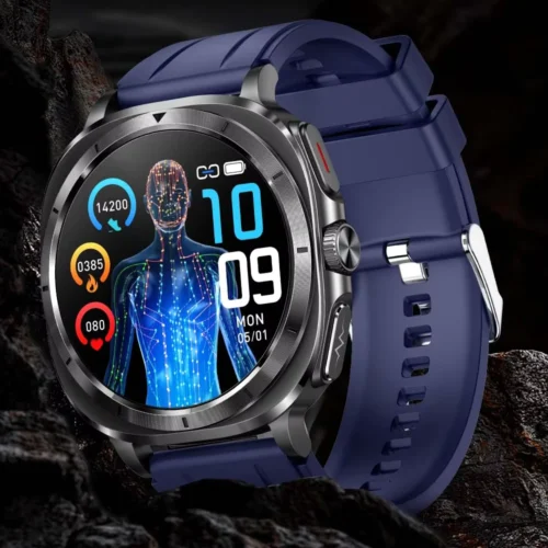 Smartwatch Kardiowatch Zegarek Kardiologiczny z Funkcją Rozmów EKG AMOLED