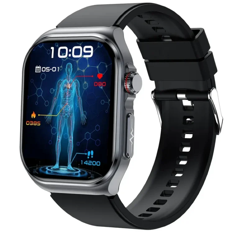 Smartwatch Kardiowatch EKG Exon Pulse Max Pasek Silikonowy Czarny