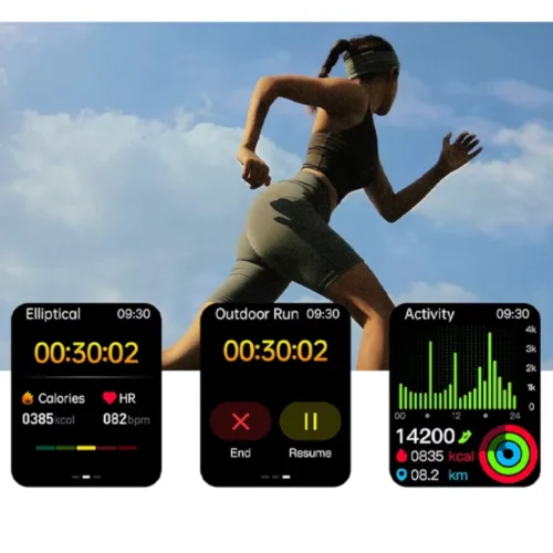 Smartwatch Kardiowatch EKG Exon Pulse Max tryby sportowe, analiza przebytego dystansu, spalanie kalorii