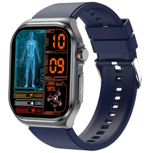 Smartwatch Kardiowatch EKG Exon Pulse Max Granatowy Pasek Silikonowy Amoled