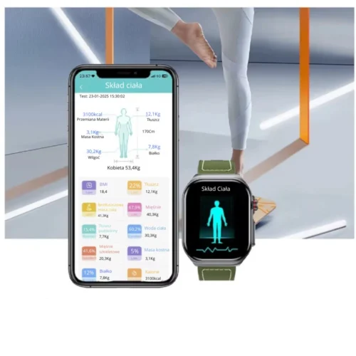 Smartwatch Kardiowatch EKG Exon Pulse Max pomiar składu ciała BMI