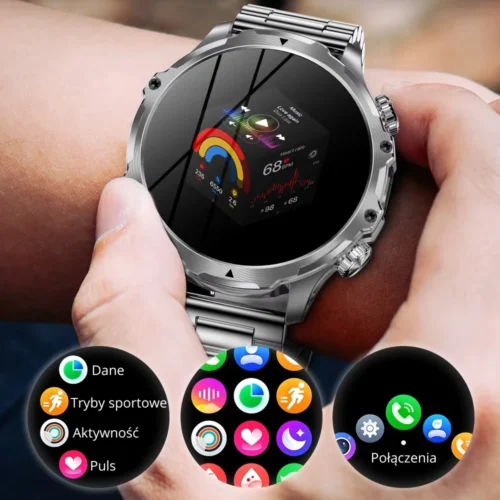 Smartwatch Exon Orbit Active – Powiadomienia i szybki dostęp do wiadomości