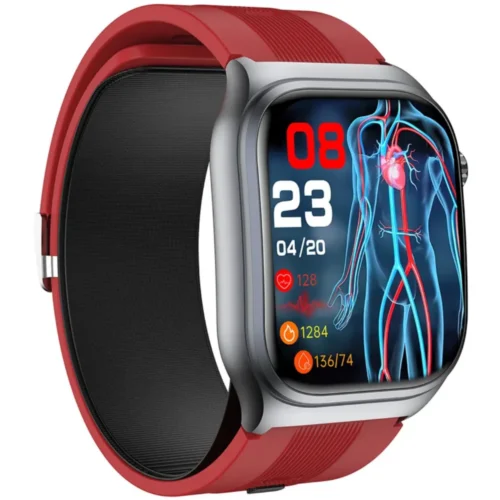 Kardiowatch-Duzy-Wyswietlacz-AMOLED-Czerwony-Pasek-Cisnienie-Dokladne-Exon-Biotrack