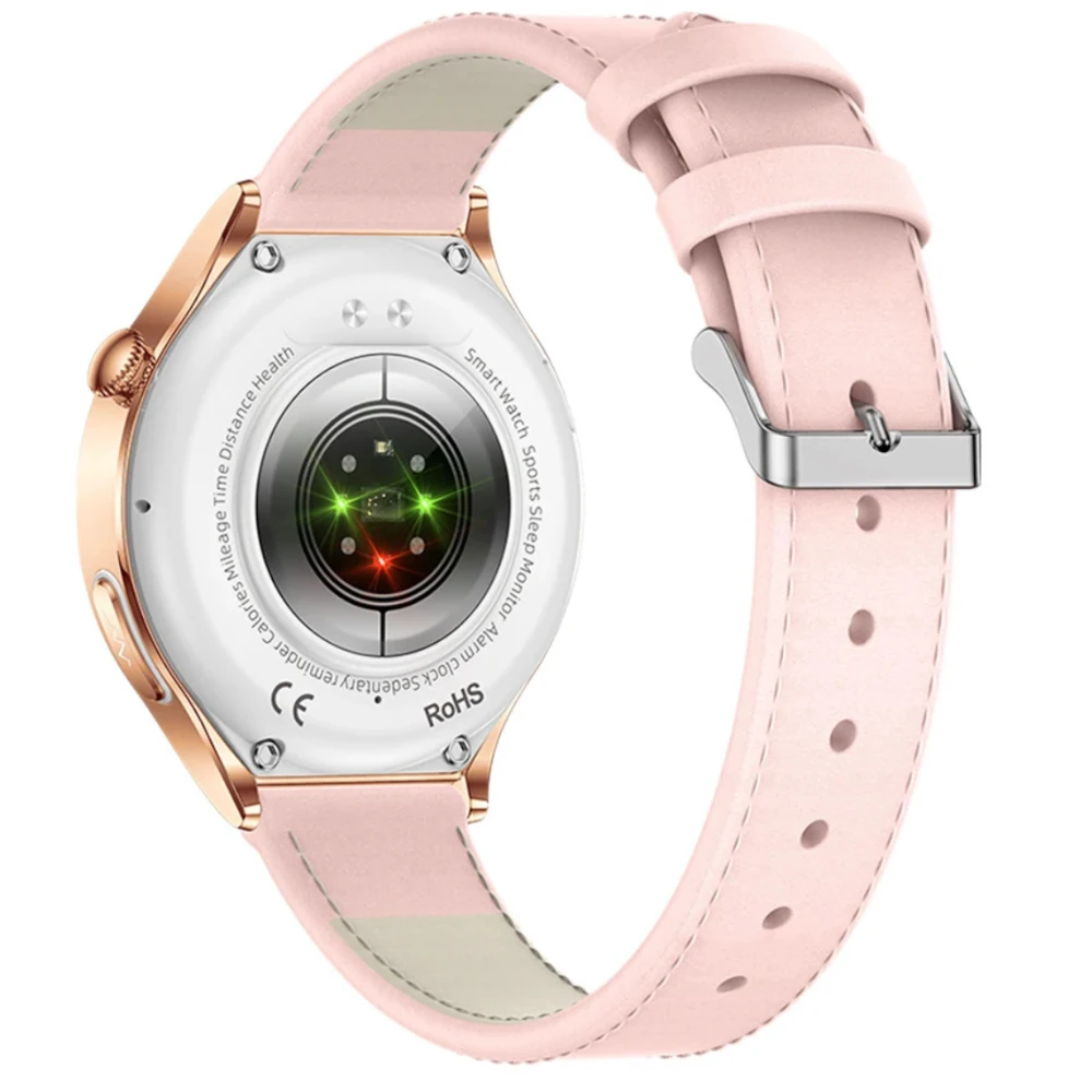 Widok tylnego panelu smartwatcha Kardiowatch Aria z sensorami