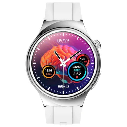 Smartwatch Kardiowatch Aria – widok z przodu na ekran główny