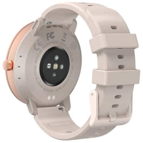 Smartwatch Atria z kopertą w kolorze rose gold i wygodnym paskiem