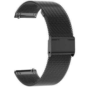 BRANSOLETA MESH CZARNA 20 MM