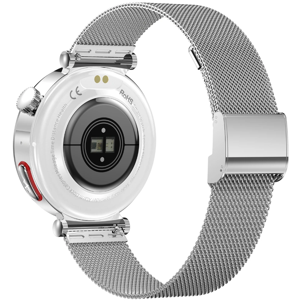 BRANSOLETA STALOWA SREBRNA 18 MM - obrazek 2