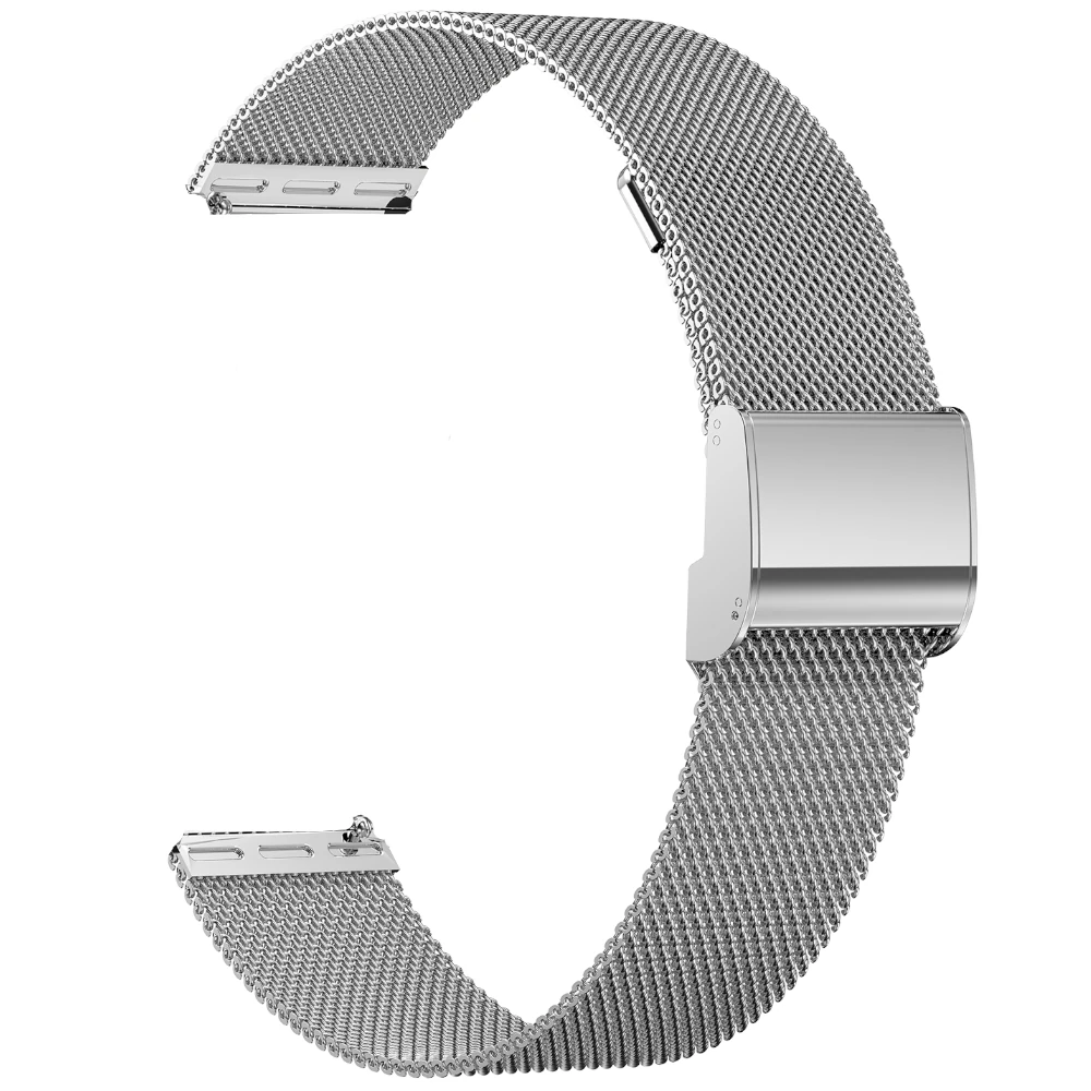 BRANSOLETA STALOWA SREBRNA 18 MM