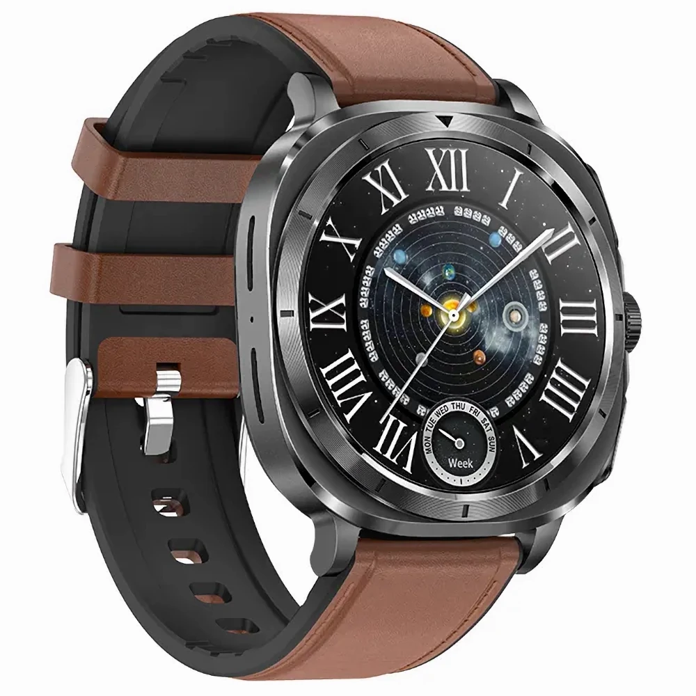 Smartwatch Kardiowatch Zegarek Kardiologiczny z Funkcją Rozmów EKG Saturacja Glukozy Ciśnienia Puls AMOLED wyswietlacz