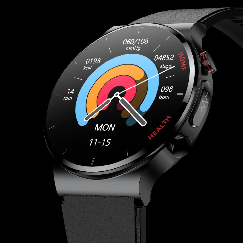 KARDIOWATCH EXON HEALTH PRO BRĄZOWY SKÓRZANY PASEK - obrazek 5