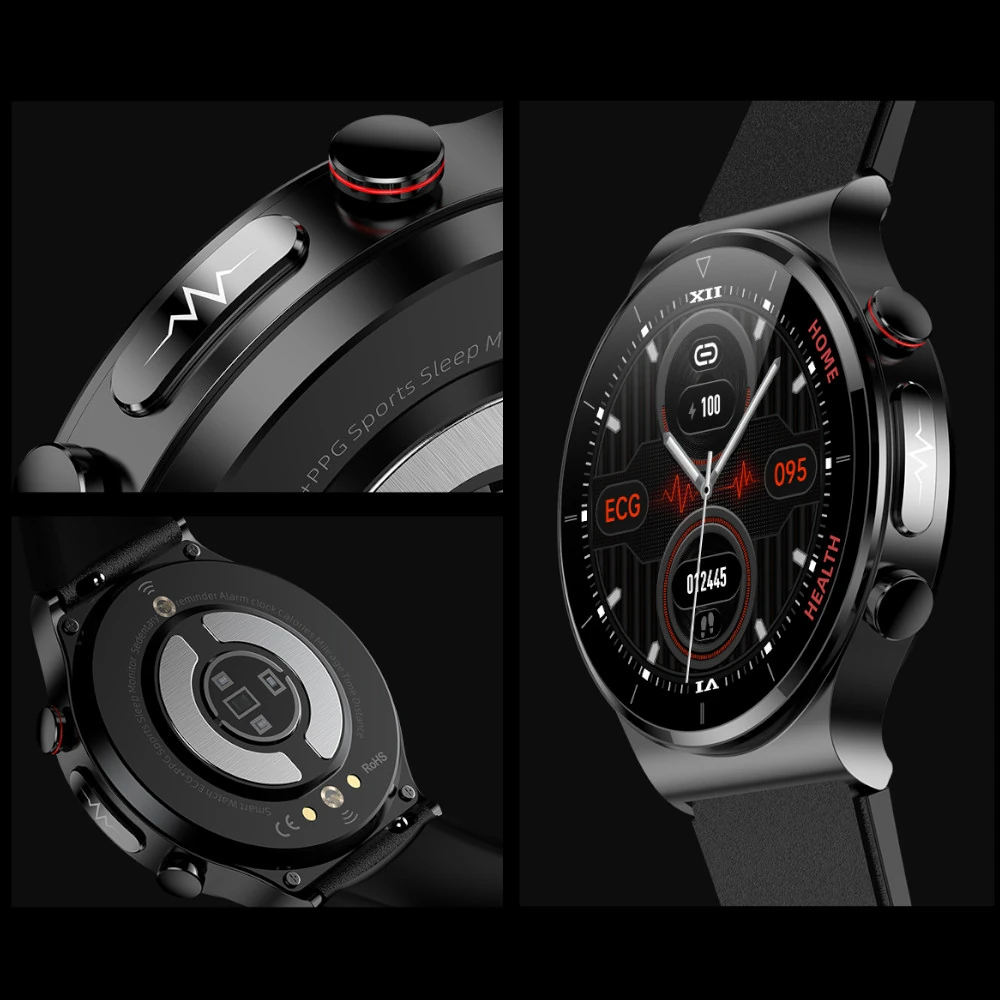 KARDIOWATCH EXON HEALTH PRO BRĄZOWY SKÓRZANY PASEK - obrazek 8