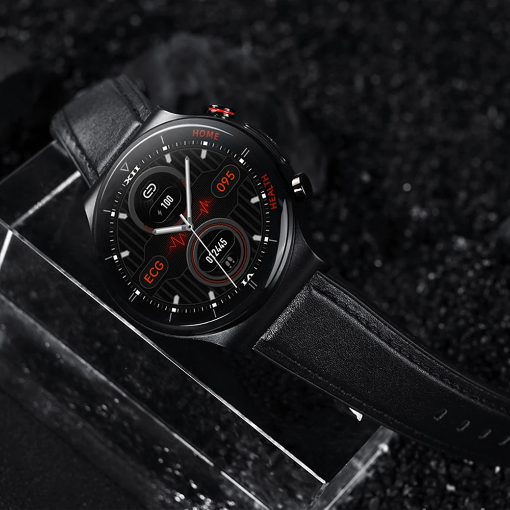 KARDIOWATCH EXON HEALTH PRO BRĄZOWY SKÓRZANY PASEK - obrazek 7