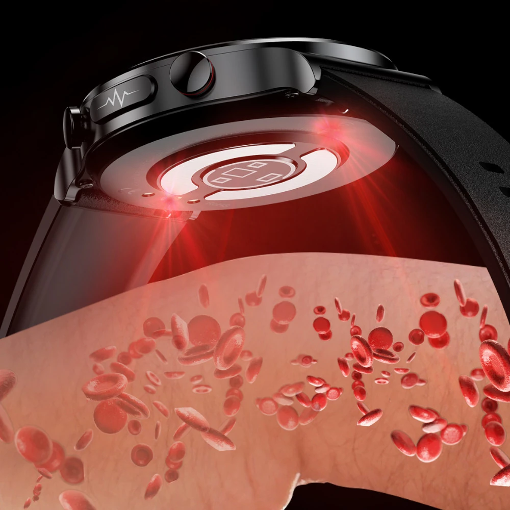 KARDIOWATCH EXON HEALTH PRO BRĄZOWY SKÓRZANY PASEK - obrazek 12