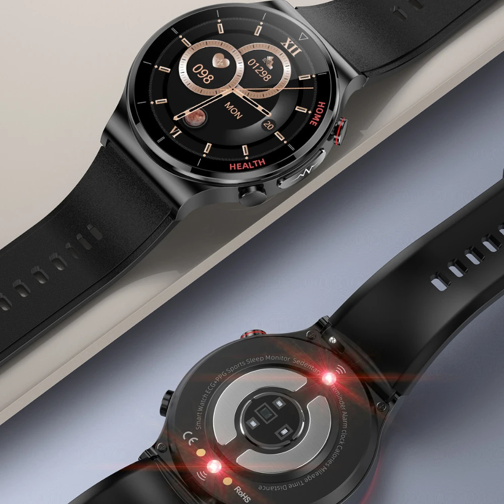 KARDIOWATCH EXON HEALTH PRO BRĄZOWY SKÓRZANY PASEK - obrazek 15