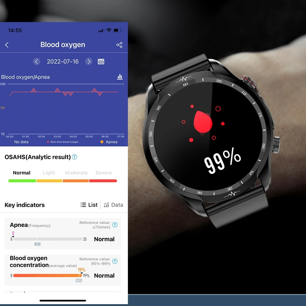KARDIOWATCH EKG EXON MEDICAL CZERWONY PASEK - obrazek 9
