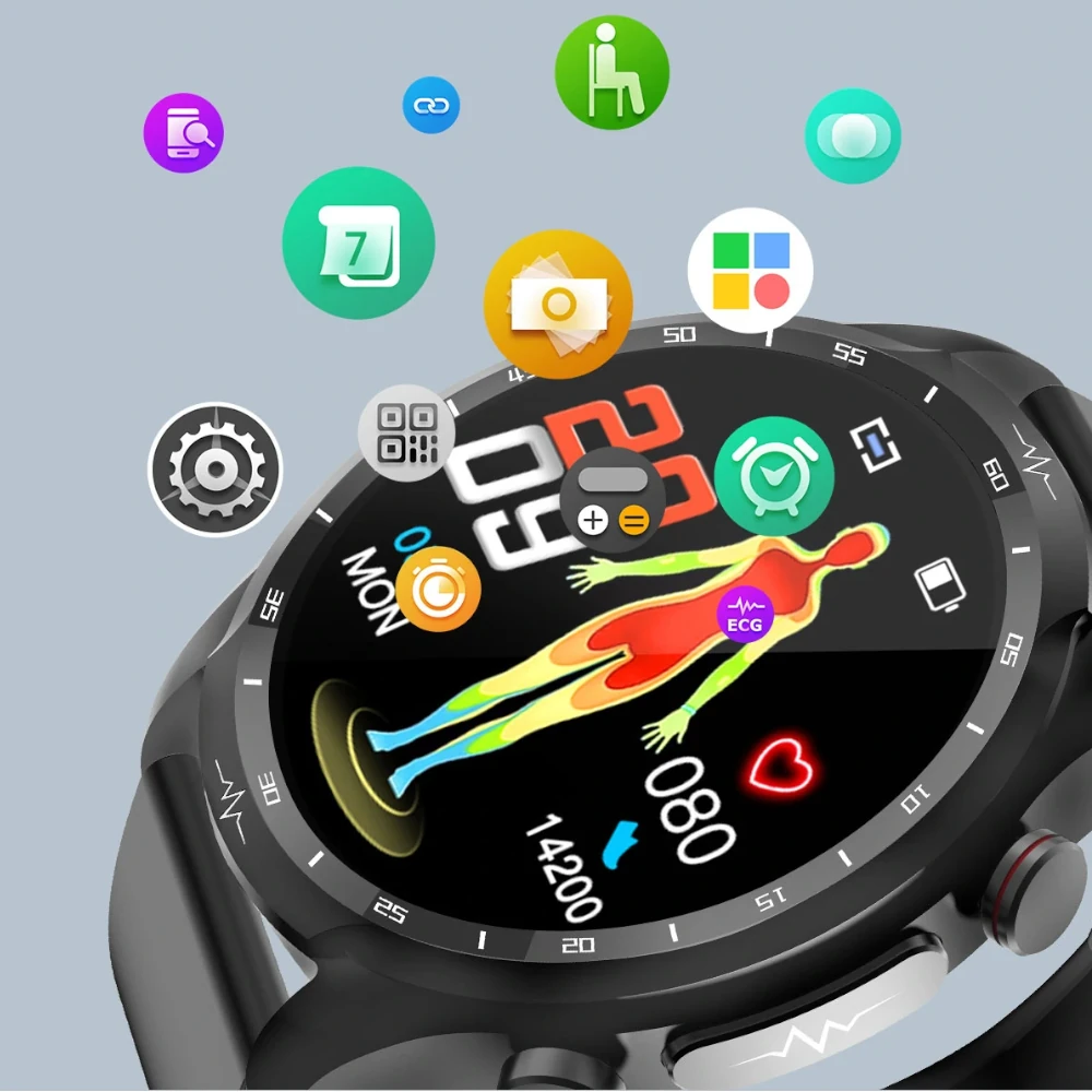 KARDIOWATCH EKG EXON MEDICAL CZERWONY PASEK - obrazek 4