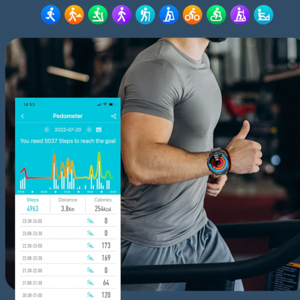 KARDIOWATCH EKG EXON MEDICAL CZERWONY PASEK - obrazek 15