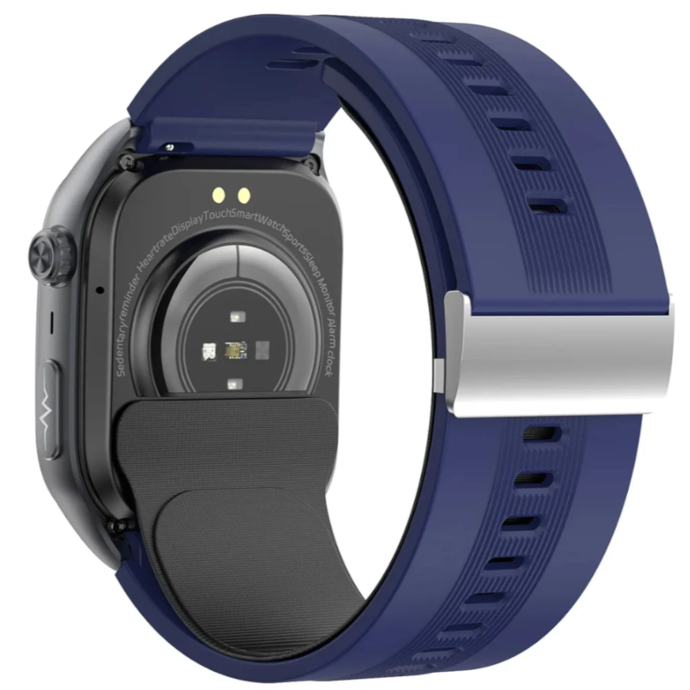 PASEK SILIKONOWY DO KARDIOWATCHY GRANATOWY EXON 26MM - obrazek 4