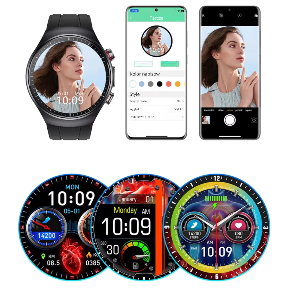 Zegarek Kardiowatch Exon Corinex zmienne tarcze