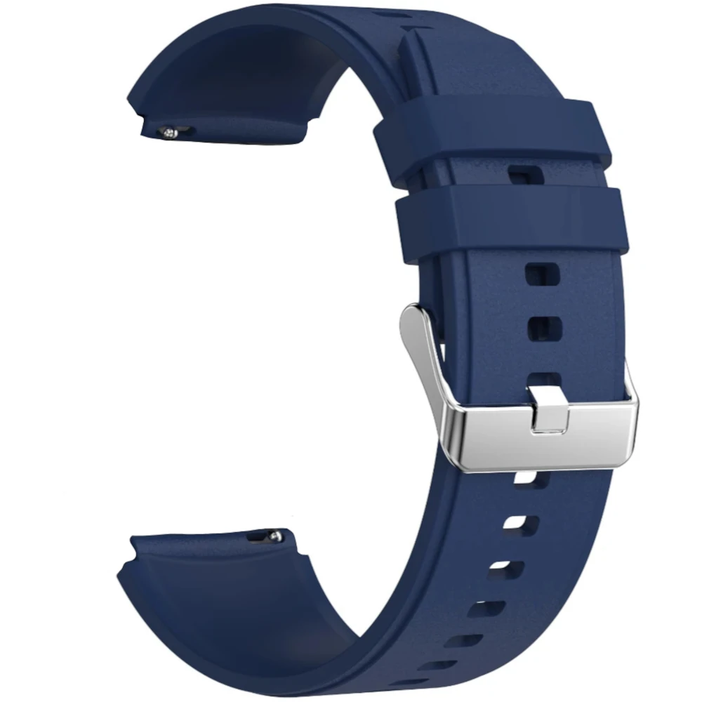 Pasek silikonowy Exon 22 mm – granatowy