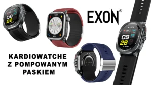 kardiowatche EXON z pompowanym paskiem