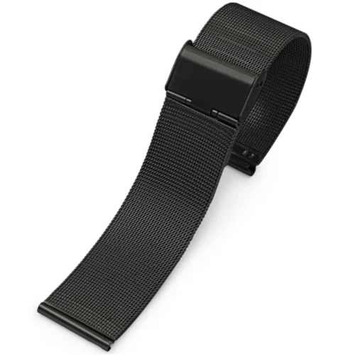 Bransoleta metalowa czarna 20 mm – elegancja w minimalistycznym stylu