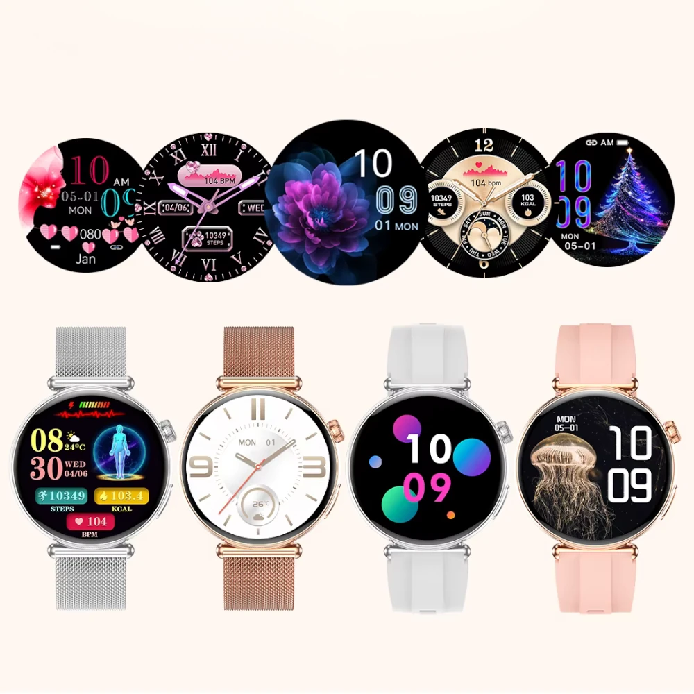 Kardiowatch kobiecy Exon Lumina zmienne tarcze