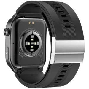 Pasek czarny silikonowy do Kardiowatchy z pompowanym paskiem 26 mm Exon