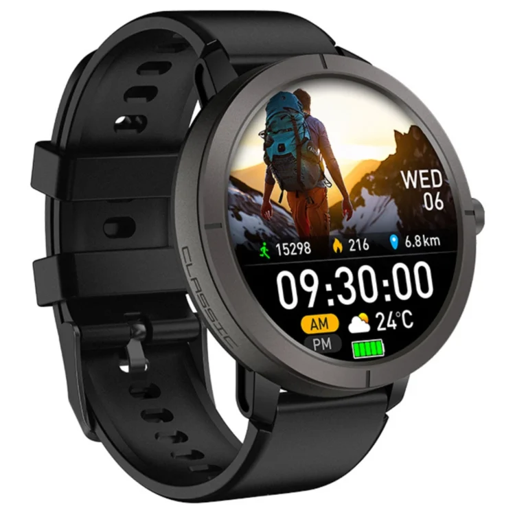 Smartwatch-Dla-Kobiet-Nowosc-Pomiary-Zdrowotne-Tetno-Cisnienie-Tryby-Sportowe-Exon-Atria Sportowy zegarek Exon Atria w kolorze czarnym z funkcjami zdrowotnymi i GPS
