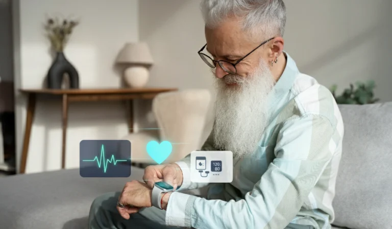 zegarek kardiowatch monitorujący zdrowie seniora