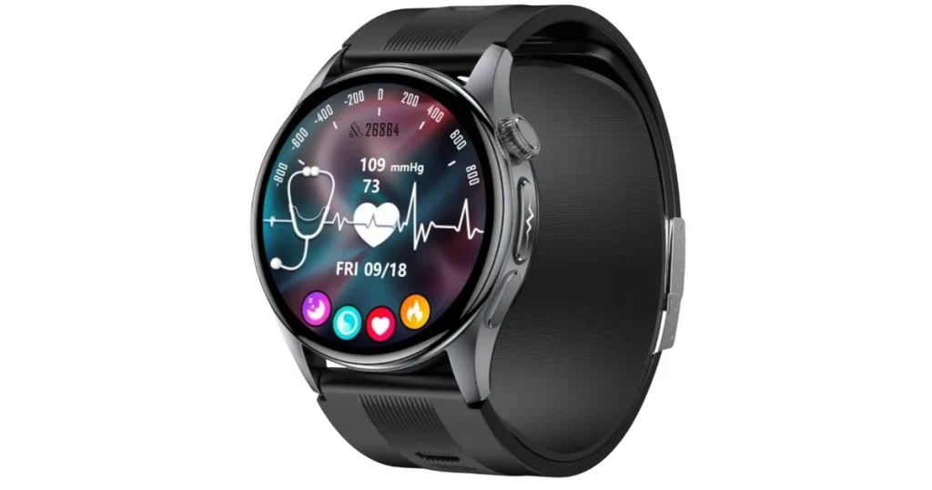 Exon Alvio czarny – zegarek męski z funkcjami EKG