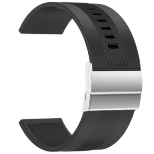 Pasek silikonowy Exon 26 mm do kardiowatchy – czarny