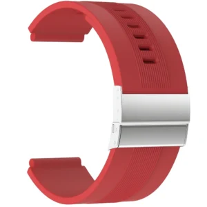 Pasek silikonowy Exon 26 mm do kardiowatchy – czerwony