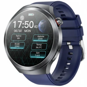 Exon Vitalis kardiowatch granatowy pasek silikonowy