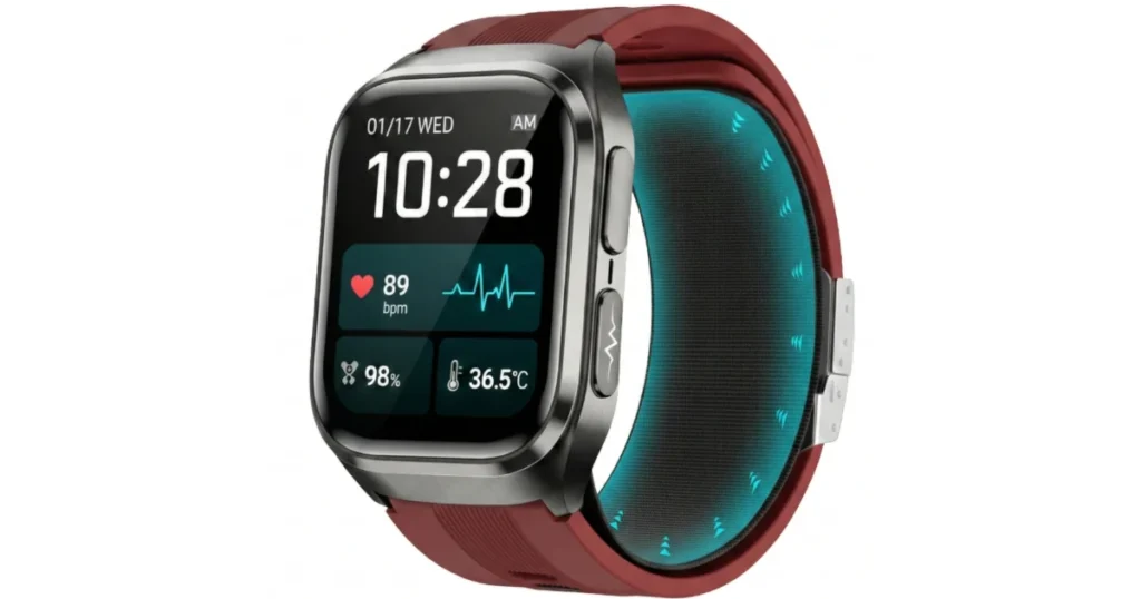 Kardiowatch Exon Helix z nowoczesnym paskiem silikonowym