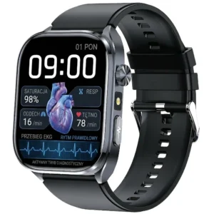 Kardiowatch Exon EKG Vectra z pomiarem EKG i HRV czarny pasek