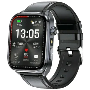 Zegarek zdrowotny Exon Vectra EKG HRV duży wyświetlacz monitor pracy serca