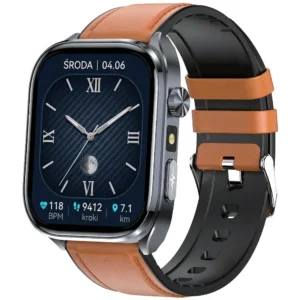 Kardiowatch z pomiarem serca EKG HRV Exon Vectra duży ekran 2.0 cala