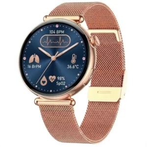 Smartwatch damski Exon Lumina w kolorze różowego złota