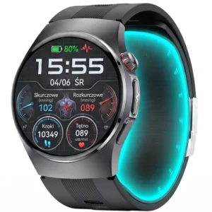 Zegarek zdrowotny Exon Elar z analizą snu 24h