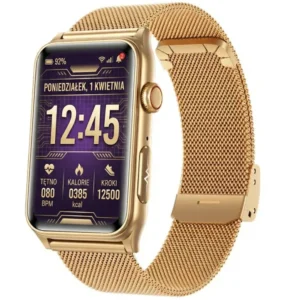 Bransoleta stalowa i elegancki design kardiowatcha