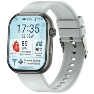 Zegarek CardioNyx z funkcją pomiaru HRV, cholesterolu i ciśnienia.