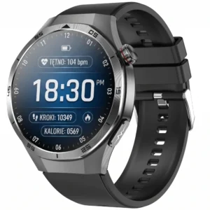 Elegancka prezentacja Kardiowatch Exon Strix na czarnym pasku