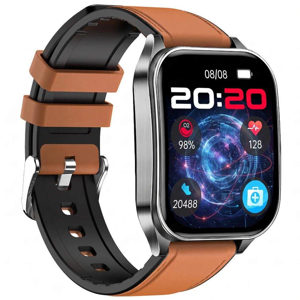 Kardiowatch EKG Exon Orion z funkcją laseroterapii i latarki na miodowym pasku