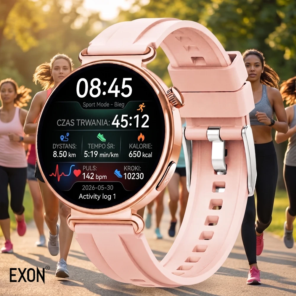 Exon Selena damski zegarek smart z monitoringiem aktywności