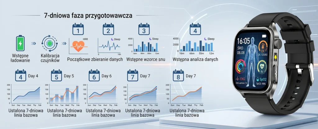 7 pierwszych dni konfiguracji kardiowatcha