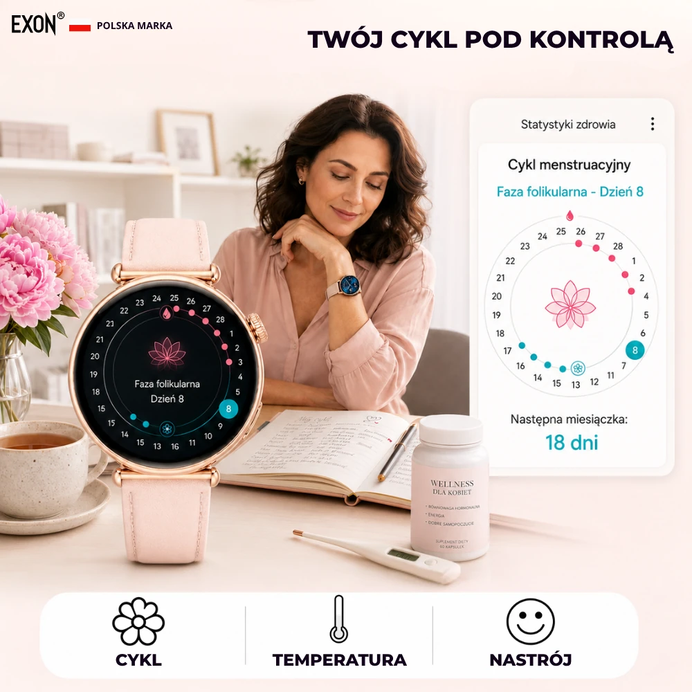 Śledź cykle wraz z EKG Exon Lumina